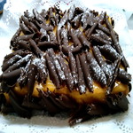 Bolo de Doce de Ovos e Raspas de Chocolate