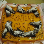 Bolo de Doce de Ovos e Raspas de Chocolate